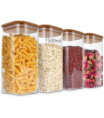 Olympia glazen voorraadpot 29,3(h) x 20()cm 6,35Ltr - GM581