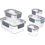Amazon Basics - Tritan voedselcontainer met 10 stuks (5 containers + 5 deksels)