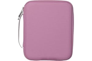 Woopais Card Case Holder for Yoto Player Mini Audiobook Cards Storage, Portable 120 Pockets Amiibo Card Binder Folder with Zipper for Yoto Travel (Purple)