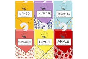 GOPERFUMME 12pcs Profuma Armadio Vestiti, Profumatore Auto, Profumatori Armadio e Cassetti, Profumo Aromi Sacchetti Lavanda Profumati per Armadio Cassetti Armadietti, Scarpiera Deodorante Armadio… (12pcs1)