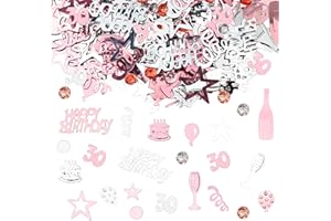 GoldRock Konfetti 30 Geburtstag Frauen Deko Rosegold,500 Stk Konfetti 30. Geburtstag,Streudeko 30 Geburtstage Deko,Deko 30 Geburtstags Frau Männer,Tischdeko 30 Geburtstage,Geburtstagsdeko 30 Jahre