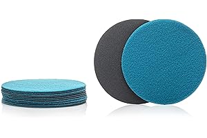 Glass Polish Disco abrasivo GP50 de 125 mm para reparación de arañazos de Cristal, Grado Fino (Paquete de 10 Discos)