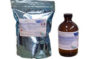 BMS DENTAL BMS Kaltharz zur Reparatur von Prothesen Rosa Venata 1 kg Pulver + 500 ml Flüssigkeit für Zahntechnik