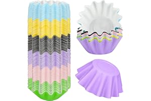 Dreamtop 150 PCS Wax Melt Liners Reusable & Leakproof Candle Popper Liner, Wax Tray for Scented Wax Electric Wax Warmers, Plug in Warmers, Candle Warmer, 6 Colors