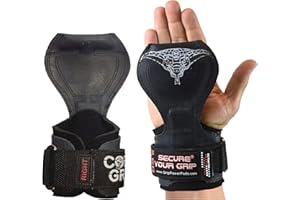 GRIP POWER PADS Cobra Grips Pro V2 Gants d'haltérophilie Robustes Sangles alternatives Crochets de Levage Idéal pour Les soulevés de Terre Réglable en néoprène Rembourré Poignet Soutien Musculation