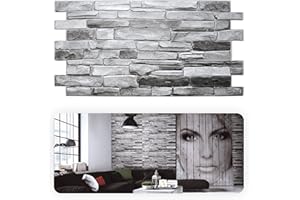 Grace Baltic – 3D Wall Panels for Interior Wall Decor Non-Adhesive Thin and Elastic PVC Wall Covering Panels for Home and Office (15, Grey)