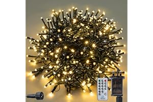 ZBQEJ Fairy Lights,300LED/30M Christmas Lights, Garden Party Decorative Lighting,Outdoor Indoor Fairy Twinkle Lights 8 Modes IP44 Connectable for Bedroom,Garden, Party, Camping (Warm White)