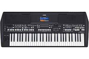 Yamaha Digital Keyboard PSR-SX600 - Tastiera Digitale di Alta Qualità, con 61 Tasti Sensibili al Tocco, 850 Suoni Strumentali Realistici e Stili DJ, Nero