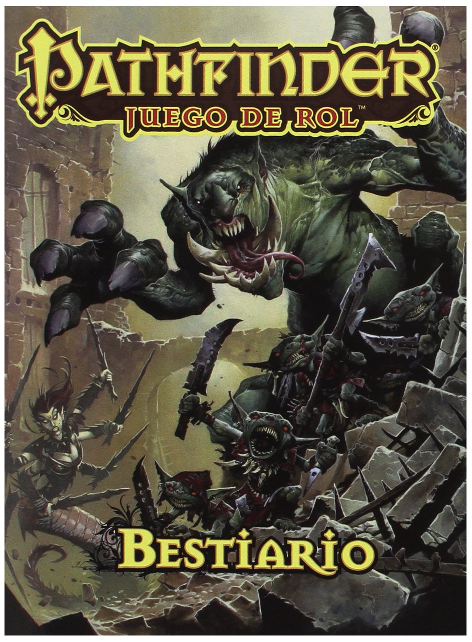 Devir - Pathfinder: Bestiario 1ª Ed de Bolsillo, Libro de Rol, Juego de Rol de Fantasía (PFBESTP)