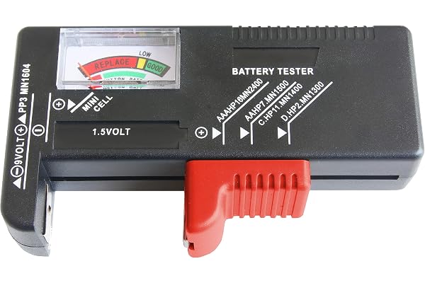 CON:P B29821 Batteritestare med Analog Display