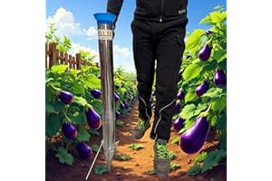 G.L.D. Forniture Trapiantatore piantatore veloce 3 bocche per piantare piantine bulbi semi piante giardino orto originale piantatore tre bocche seminatrice manuale