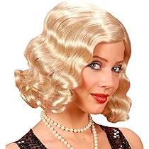 Parrucca Marylin Bionda Anni '50 - Costume Carnevale E Feste A Tema - Stile Vintage E Glamour