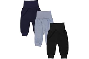 TupTam Pantaloni da Neonato per Bambini Ragazzi, Confezione da 3 pz.