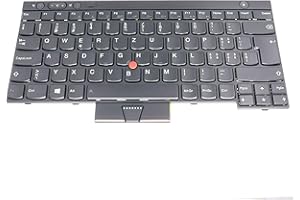 LeFix Schweizer Tastatur ohne Hintergrundbeleuchtung QWERTZ 04X1228 kompatibel mit Lenovo Thinkpad T430 T430i T430s X230 X230i T530 T530i W530 L530 L430