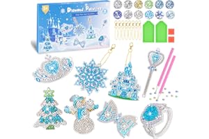 EICHHOO Geschenk Mädchen 5 6 7 8 9 Jahre: Bastelset Kinder ab 6-12 Jahre Diamond Painting Basteln Mädchen 8-10-7-9 Jahre Kinderspielzeug Schlüsselanhänger Geschenke für 10 11 12 Jährige Mädchen Geschenkideen