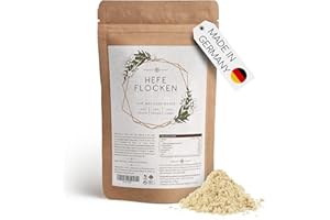 ‎NORDIC PURE Hefeflocken von Nordic Pure | Nährhefe vegan und glutenfrei | Geeignet zum Kochen und als Alternative für Käse | 350g höchste Qualität auf Melasse Basis