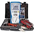 Peaktech 2705 - Digital-Milliohmmeter with 4 Pin Kelvin Test Leads, Distance Measurement, TÜV/GS, Multimeter, Continuity Tester, LCD Display with Bargraph - Cat III 1000 V