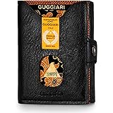 GUGGIARI ZEN®Portafoglio Piccolo, Slim con Porta Carte di Credito, Porta monete E Contanti-Compatto portacarte da uomo, Idea 
