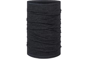 BUFF® | Halsbeklädnad i 100% merinoull lätt, multifunktionell merinoullsscarf för vandring och friluftsliv, hållbar, smal pas