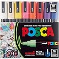 POSCA 16-Color Paint Marker Set, PC-5M Medium