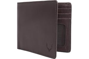 PELLE TORO Ręcznie wykonany portfel męski, super smukły, ręcznie wykonany ze skóry Napa, portfel blokujący RFID, 9 przegródek na karty i okienko na dowód osobisty, Kakao, Jeden rozmiar,