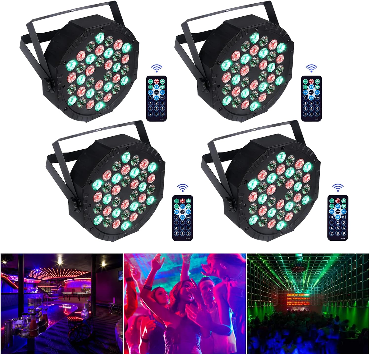 Faut-il Acheter le Scenljus 36LED 72W Disco Lights RGB DMX512 me (Sélection) ? Notre Avis