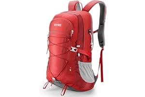 HOMIEE Mochila de Senderismo 45L Unisex, Mochila Impermeable Ligera para Caminar - Ideal para Esquí, Camping, Trekking, Viajes, Pesca, Ciclismo y Escalada