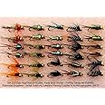 GOLD HEADED Trout Flies x 30 - Set 33J - Hook Size 14 - UK Trout Fly Fishing
