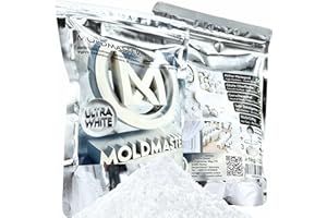 Dipoxy MoldMaster - Polvo de fundición en relieve, color blanco, 5 kg, para relieves detallados, proyectos de arte y manualidades, secado rápido, no tóxico, uso versátil