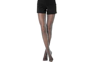 Gi&Gi Collants transparents 40 deniers pour femme avec un effet pailleté particulièrement brillant