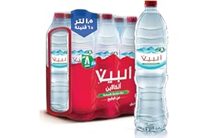 Alpin Alkaline Natural Mineral Water from Springs - 1.5 liter (Pack of 6)