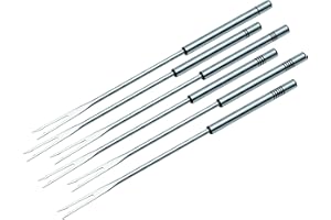 Kuhn Rikon 32208 Fourchette Fondue à Viande Acier Inoxydable Argent 28,5 x 3,5 x 3,5 cm 6 Pièces