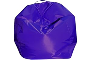 Talamo Italia Pouf a Sacco Elegante, Colore Viola, Misure 65 x 50 x 65 cm