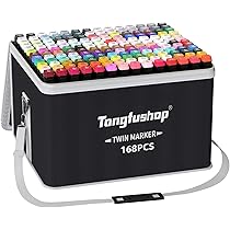 Tongfushop 100 2 kleuren viltstiften, alcohol permanente Tongfushop 100 2 kleuren viltstiften, alcohol permanente