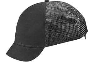 Uvex Gorra antigolpes con Visera Corta u-Cap Sport Vent Short Brim Unisex 60-63, Negro