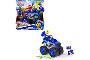 PAW PATROL Rescue Wheels - Chases Monstertruck Fahrzeug mit Geschoss-Abwurf und Chase Hundefigur, Spielzeug für Kinder ab 3 Jahren