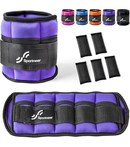 Lot De 2 Poids De Cheville Réglables 20 Lb (9 Kg) - Barbell - Musculation