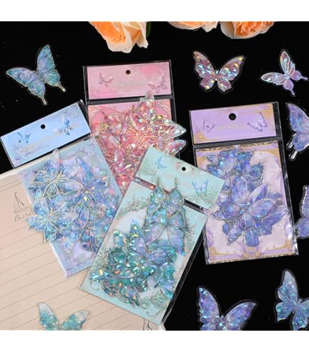 Lot De 180 Autocollants En Dentelle Transparente PET Vintage