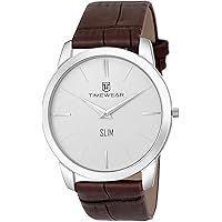 TIMEWEAR Analog Two Hands Slim Watch for Men