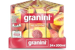 Granini - Bebida de Melocotón a partir de Zumo de melocotón 8 Packs de 3 x 0,20L