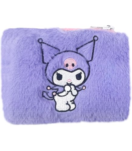 Portamonete Bambini Con Orecchie 2D Portafoglio Molang Con Orecchie 2D - 12x9.5cm Bianco, Portamonete Per Ragazze Borsellino Cerniera Ragazze - 11