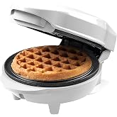 Bestron Mini Waffle Maker, Snowman Waffle Maker with Non-Stick Coating for Children's Birthday Parties, Family Celebrations,