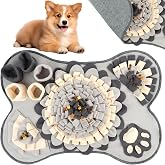 OSDUE Smelling Mat Dogs 63*43cm Machine Washable Snuffle Mat for Dogs Portable Interactive Sniffing Pad Pet Slow Feeding Mat