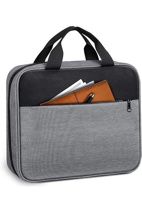 Housse De Protection Pour Bible Et Livres – Grand Format 29x21x6 Cm, Velours Côtelé, Bandoulière, Nombreuses Poches - 12