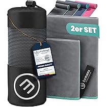 Kaufe Mikrofaser-Reisehandtücher, Schnell Trocknendes Handtuch Für Camping, Strand, Fitnessstudio, Rucksackreisen Zum Preis Ab 9.29