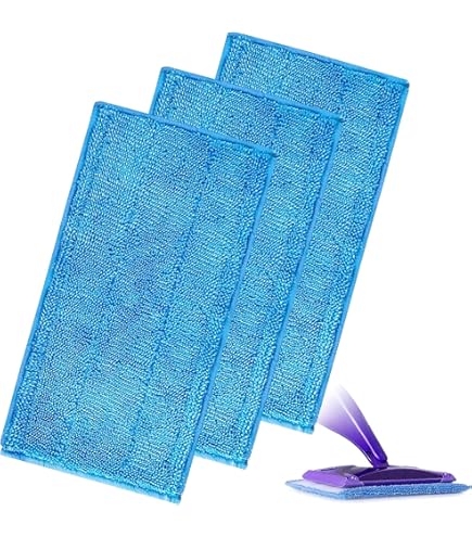 4PCS Lingettes Reutilisable Pour Swiffer WetJet, Serpillières En