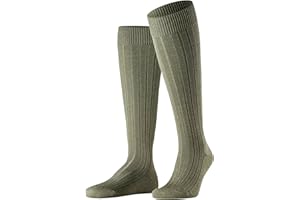 FALKE Herren Teppich Im Schuh Kniestrümpfe atmungsaktive klimaregulierende geruchshemmende Wolle Entlastung der Füße gepolsterte Plüschsohle einfarbig flache Naht druckfreie Fußspitze 1 Paar