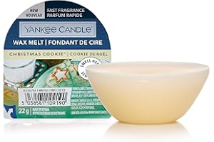 YANKEE CANDLE cialde di Cera profumate Wax Melt | Biscotto di Natale | Durata della fragranza: Fino a 8 Ore | 1 Pezzo