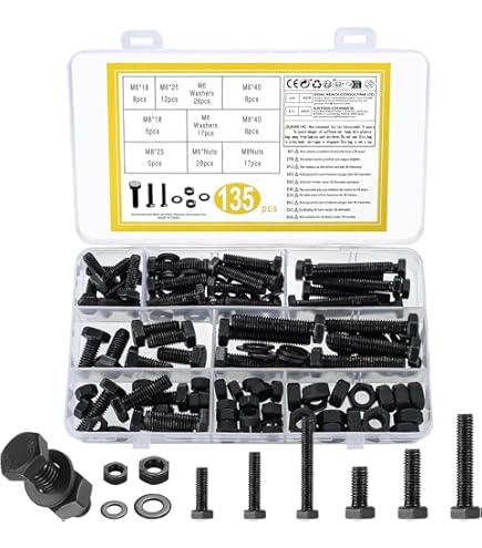 Lotto Di 25 Bulloni Esagonali Zincati A Caldo 3/8 X 4 Pollici - Grado A307 - K.C. Building Supply