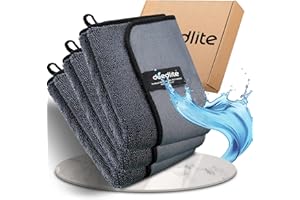 Mikrofasertücher XXL 40x60cm - 3er Set Fast Dry Putztücher Für Auto & Haushalt